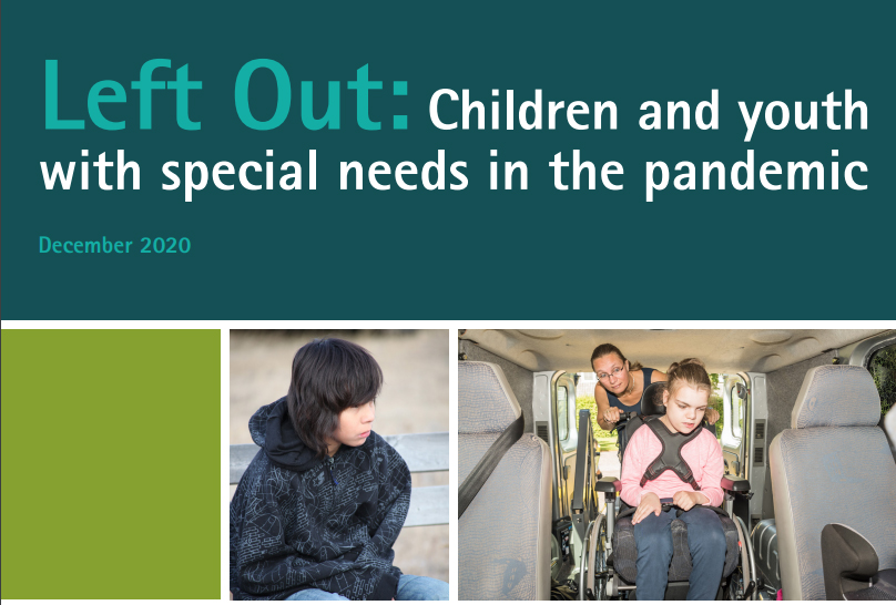 left out: children and youth with special needs in the pandemic december 2020