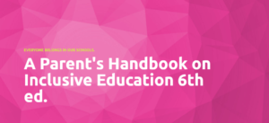 A Parent's handbook on inclusive education 6th edition